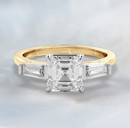 Asscher schliff igi - 2,50, ct