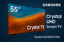 ? Samsung GU55DU7170U – 55" Crystal UHD 4K Smart TV | Kalibriert+Wandhalterung