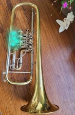 Alte Trompete Kruspe Ed. Kruspe Erfurt ca. 20-30-er Super Rarität