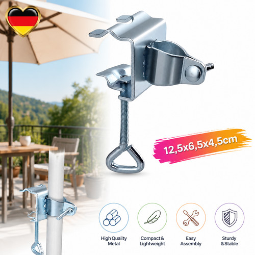 Terrassenschirmklemme
