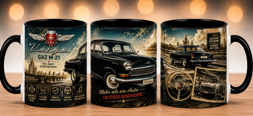 Gaz volga tasse schwarz - volga,