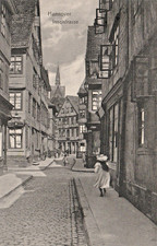 Alte Ak aus 1910, Niedersachsen "Hannover - Inselstraße"; Kleinformat; n. gel.