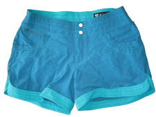 Kühl Outdoor-Shorts Damen grün Gr. 8 (38) Hotpants Wandershorts Nylon Spandex