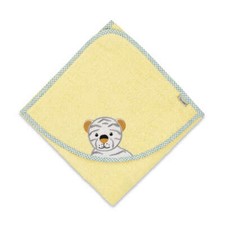 Sterntaler Kapuzenbadetuch Tiger Tapsi hellgelb  80 x 80 cm 7101970 Neu