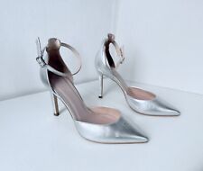 Zign Riemchen Pumps Silber Gr. 39 Riemchen