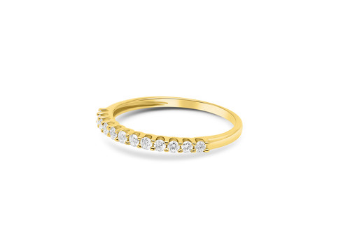 Diamantring gelbgold 750er - gelbgold,