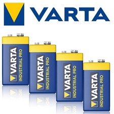 4x Varta 9V Block Batterie f. Rauchmelder 4 Stück 9 Volt + NEU + aus 2025 +