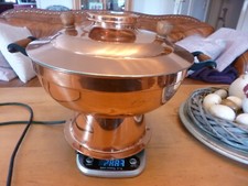 für den Gourmet-Koch. Elektri.,KupferHOT POT,Mongolentopf,Fondue,saubere Lösung!
