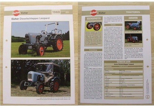 Eicher traktor schlepper - eicher,