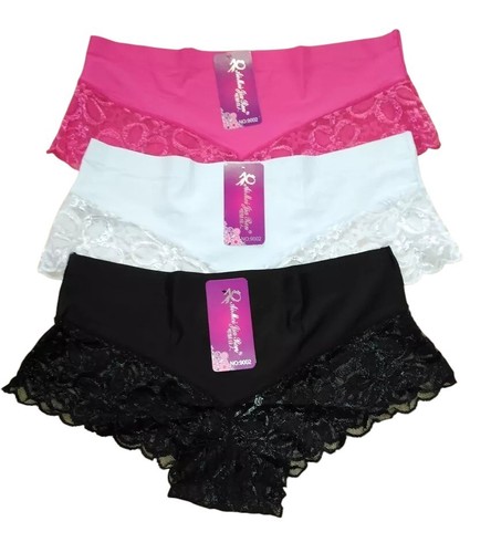 Damen spitzen slips satin - slips,