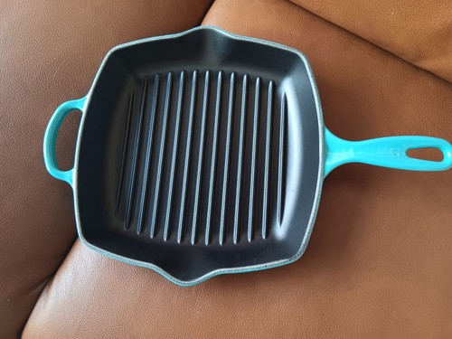 Creuset grillpfanne blau - le,