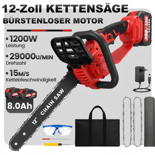 Zoll akku kettensäge - 12,