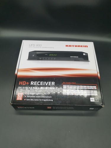 Kathrein ufs 933 receiver - ufs, hd+
