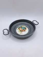 Alte Zinnschale mit Griffen