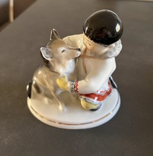 Eskimo junge hund porzellan - junge, hund,porzellan