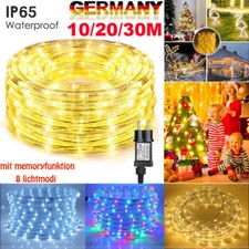 LED Lichtschlauch Lichterschlauch Lichterkette Deko Lichtleiste Außen Innen IP65
