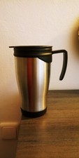 Kaffe Becher,schwarz Silber 0,5 Liter
