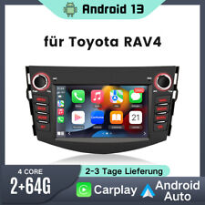 DAB+ Android 13 Carplay Autoradio Für Toyota RAV4 2006-2012 GPS Navi BT WIFI SWC