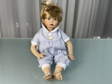 Christine Orange  Porzellan Künstlerpuppe Puppe 40 cm. Top Zustand 