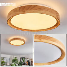 Decken Leuchte modern Flur Beleuchtung Bambus LED Wohn Schlaf Zimmer Lampe rund