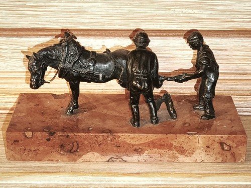 Bronze skulptur schmied - bronze,