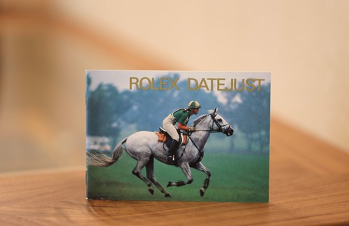 Rolex booklet datejust - rolex,