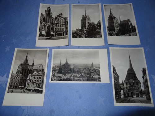 Rostock wohl 30er - 6x, ak