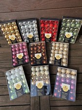 Weihnachtskugeln im Set 24 Stück / Christbaumkugeln Glas