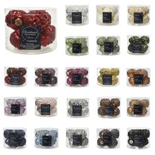 6 Weihnachtskugeln 7cm Glas Christbaumkugeln Christbaumschmuck Zapfen Glitzer