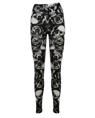 Damen skull leggings - damen,
