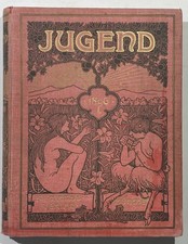 Jugend Wochenschrift Zeitschrift Jugendstil Jg. 1896 Bd. 1 Art Nouveau journal
