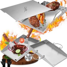 Edelstahl Grillplatte Plancha