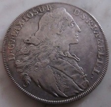 MDS ALTDEUTSCHLAND BAYERN MADONNENTALER 1769 "MAXIMILIAN III JOSEPH", SILBER #AB