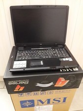 MSI GX700 4GB Ram Intel Core2Duo T9300 2.5GHz MS-1719 HD 160Gb an Bastler
