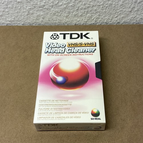 Tdk vhs head - s-vhs, cleaner