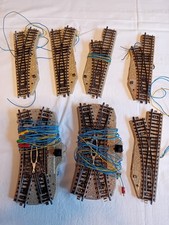 Märklin H0 Sieben Neuwertige E-Weichen  M-Gleis-Kleines Konvolut