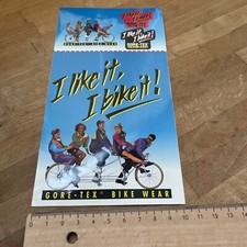 Gore Tex Bike Wear retro