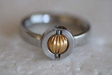 ♥♥   Charlotte 21 -   Silber Kugel / 22kt goldplattiert   ♥♥