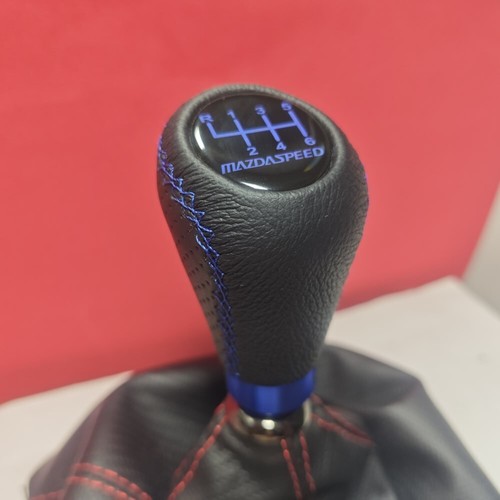 Blau stiche leder mazdaspeed - blau,