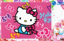 China : tolle schöne Telefonkarte: Hello Kitty „Hallo Kätzchen“ fiktive Figur/ 4