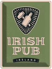 Blechschild 40x30 cm Ireland