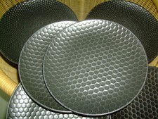 6 Dessertteller ASA  schwarz Kuchenteller ca. 20 cm Geschirr