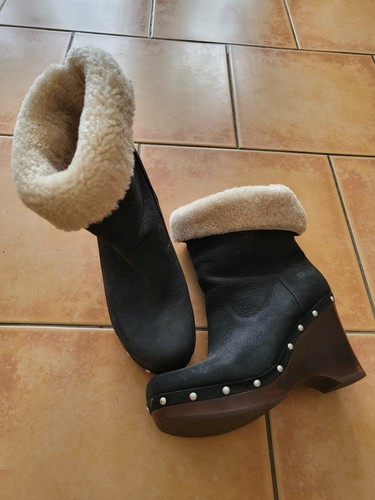 Ugg lederstiefelette mit - ***ugg,