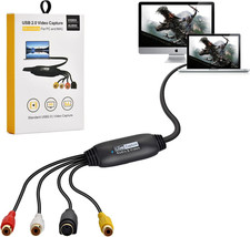 VHS Auf USB 2.0 Video Grabber VHS Digitalisieren Gerät Konverter Audio Video Cap
