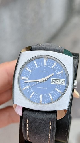 Edox electronic 38mm stahl - edox,