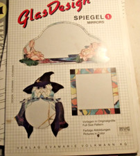 GlasDesign - SPIEGEL 1 - Tiffany Glas - Farbige Vorlagen Originalgröße
