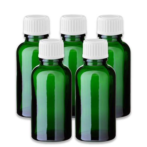 Grüne glasflasche ml - glasflasche,