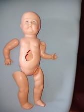 kleine Schildkröt Puppe  Bebi  30er Jahre Gr. 25 1/2   , für Puppendoktor