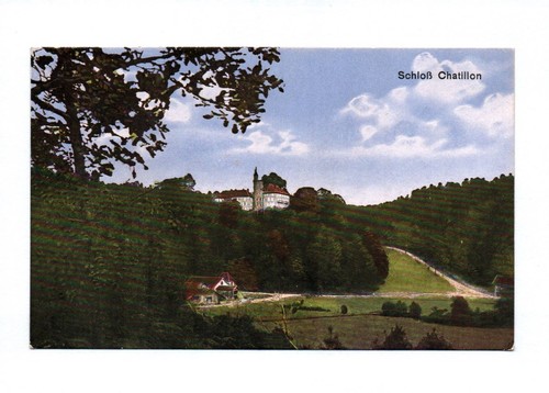 Feldpost schloss chatillon - schloss,