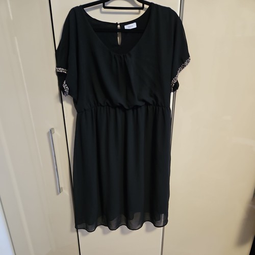 Kleid 44 46 schwarz - ,